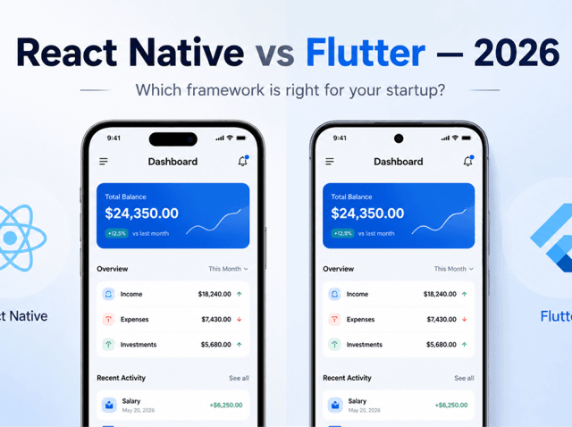 React Native vs Flutter for Funded Startups in 2026