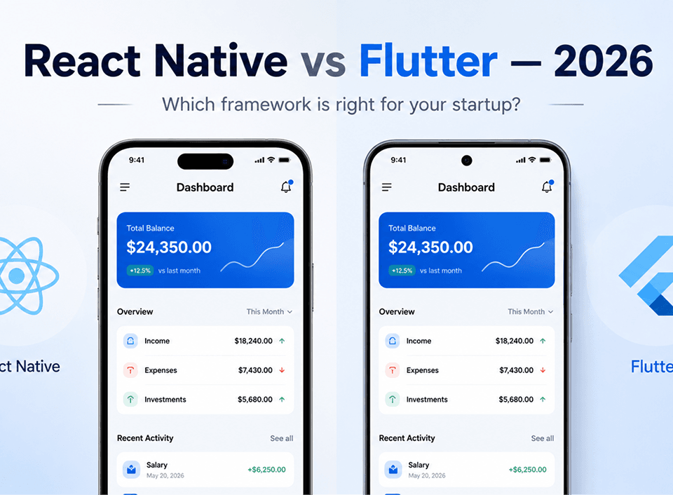 React Native vs Flutter for Funded Startups in 2026