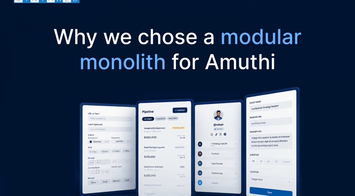 16(1) modular monolith startup architecture