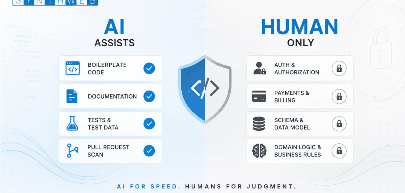 AI Coding Tools in Client Software Development AI coding tools used in production software development with human review for critical systems