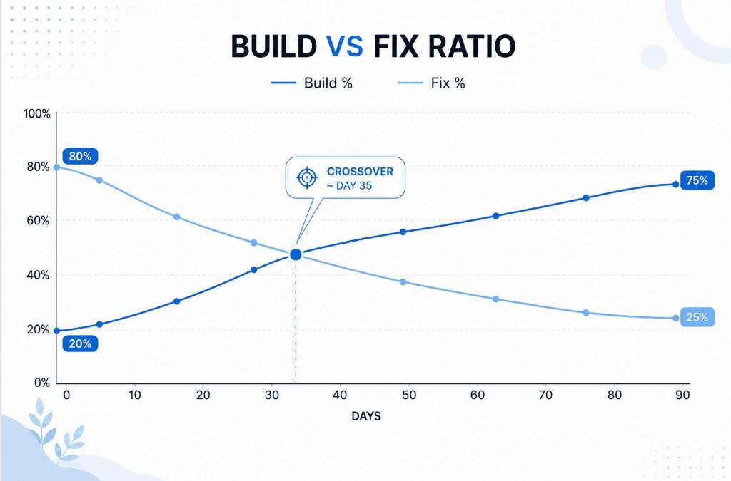 post mvp launch engineering first 90 days