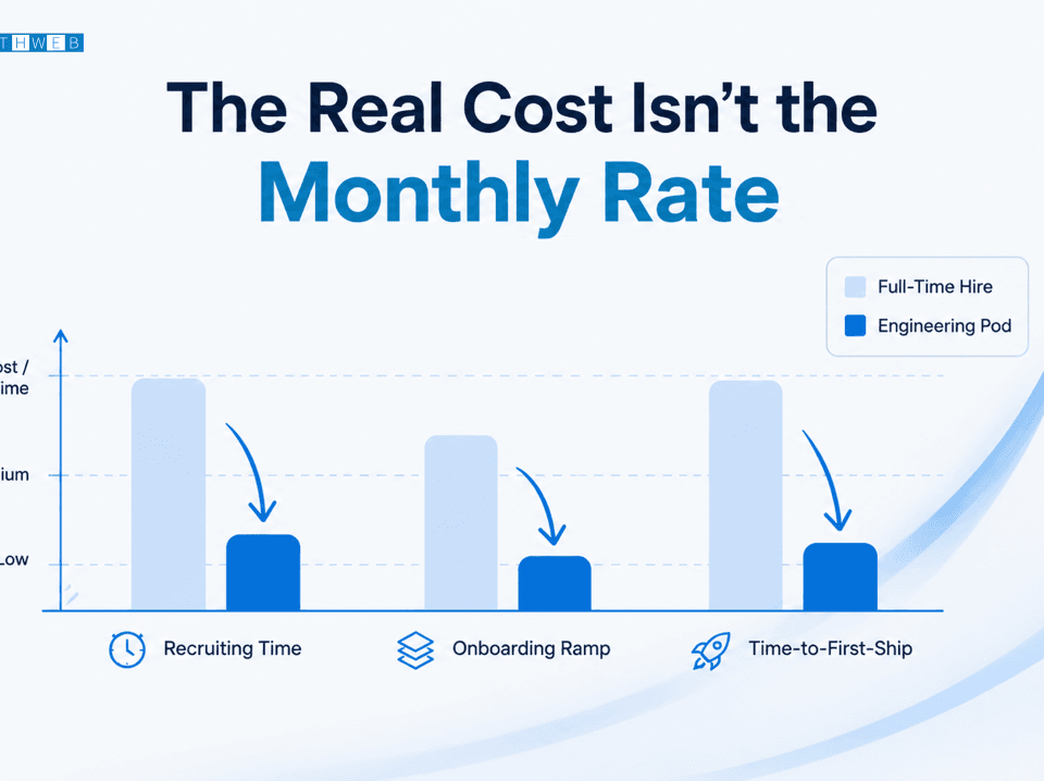 engineering pod vs full time hire cost