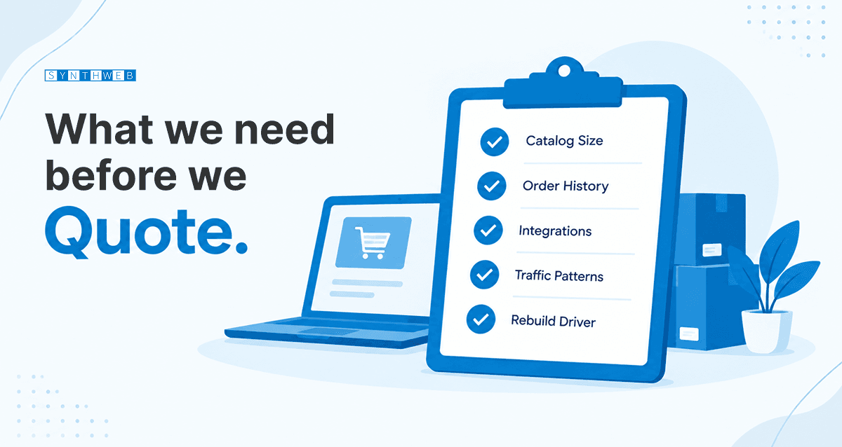 14(1) ecommerce rebuild agency questions