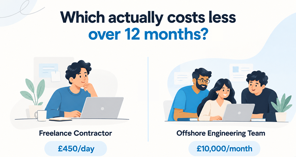 1 Freelance Contractor vs Offshore Team